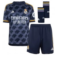 Camiseta Real Madrid David Alaba #4 Visitante Equipación para niños 2024-25 manga corta (+ pantalones cortos)